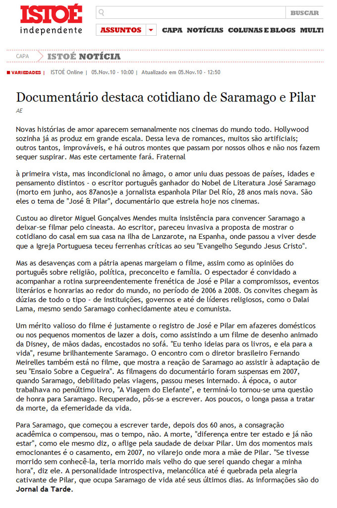 Jos&eacute; & Pilar